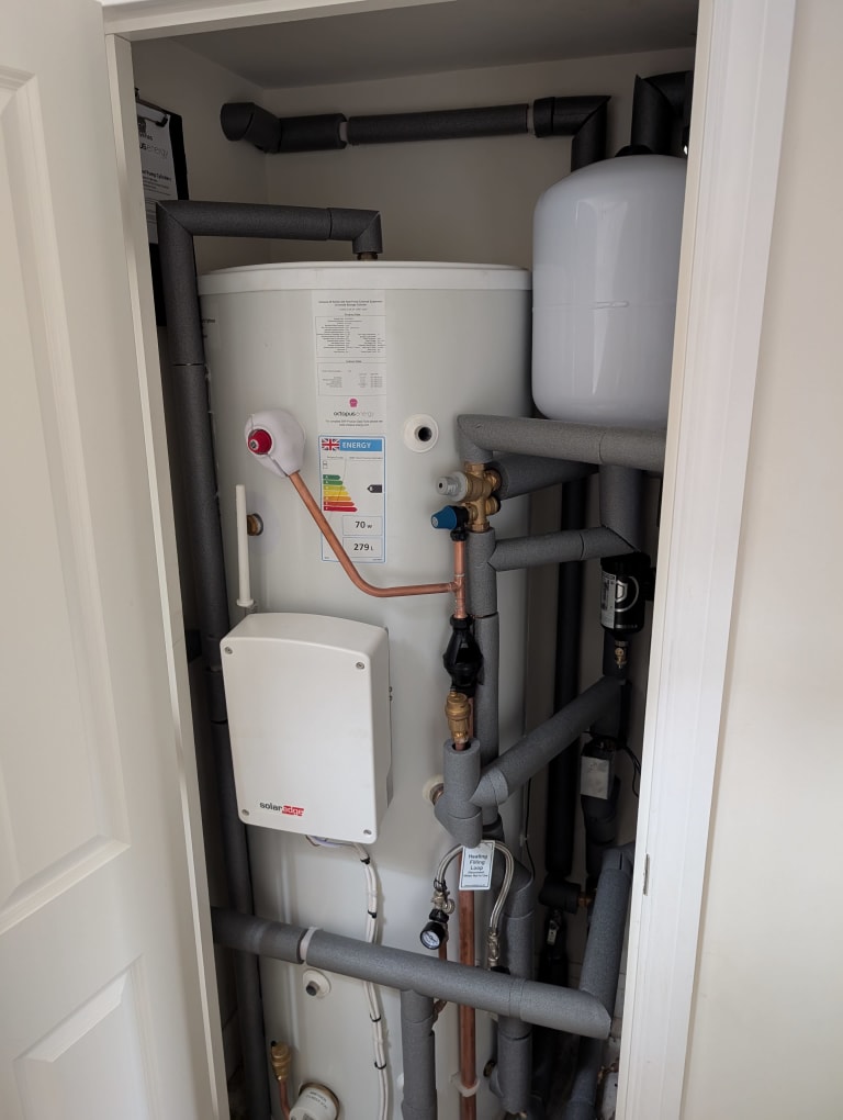 Detached property, hosted by Adam | Visit a heat pump