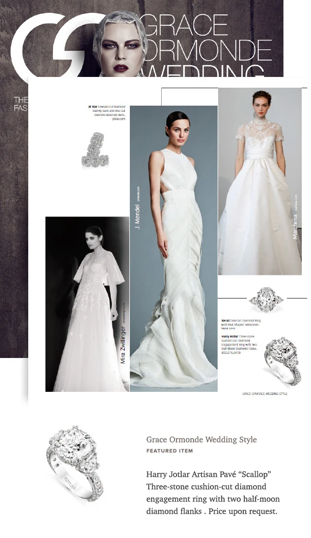 Harry Kotlar ring featured on Grace Ormonde Fall/Winter 2014 issue
