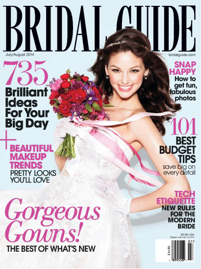 Harry Kotlar earrings featured in Bridal Guide