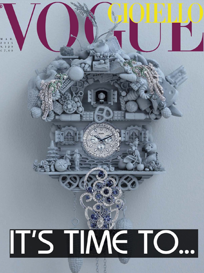 Harry Kotlar ring featured in Vogue Gioiello