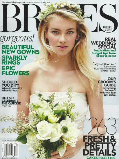 Harry Kotlar ring featured in Brides magazine