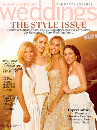 Harry Kotlar ring featured on Martha Stewart Weddings, the Style issue
