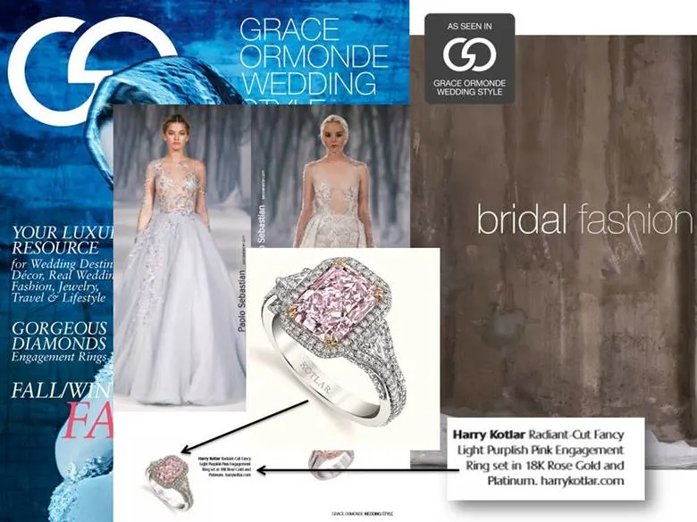 Harry Kotlar featured in Grace Ormonde Wedding Style Magazine