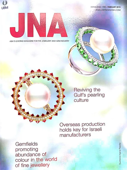 Harry Kotlar jewelry featured on JNA magazine