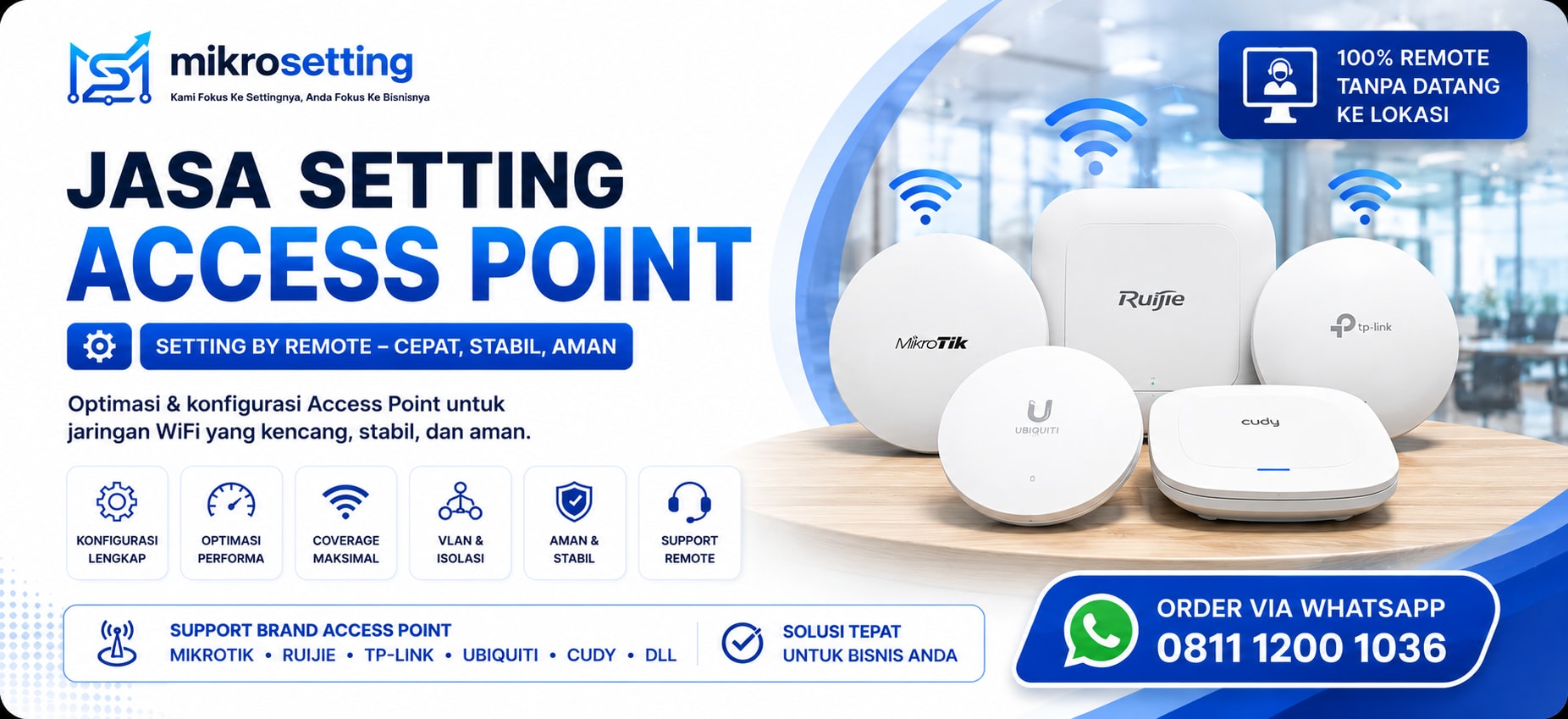 Jasa Setting Access Point / ONU