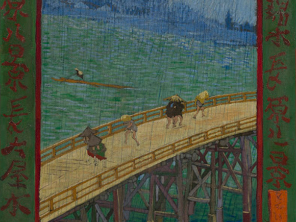 Vincent van Gogh, Brug in de regen (naar Hioshige) (detail), 1887, Van Gogh Museum, Amsterdam