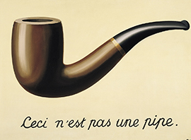 Rene Magritte, La trahison des image, 1929, Los Angeles Country Museum of Art, Pictori_klein