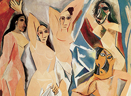 Pablo Picasso, Les Démoiselles d’Avignon, 1907, Museum of Modern Art, New York_klein