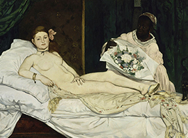 Edouard Manet, Olympia, 1863. Musée d'Orsay, Parijs_klein