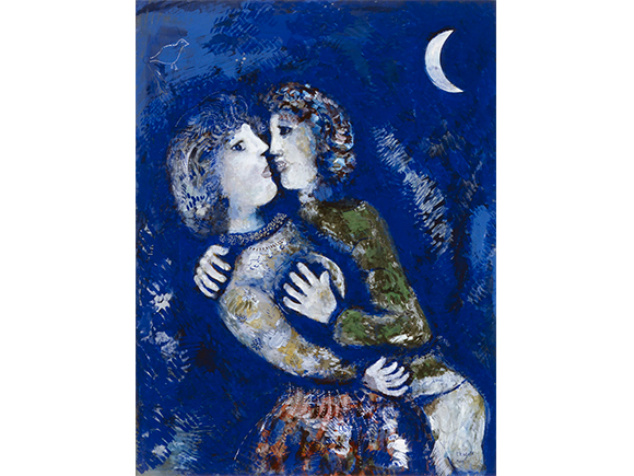 Marc Chagall, Verliefd paar, 1925. c/o Pictoright Amsterdam/Stedelijk Museum Amsterdam_groot