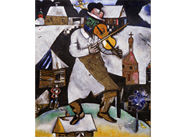 Marc Chagall, De violist, 1912-13. c/o Pictoright Amsterdam/Stedelijk Museum Amsterdam_klein