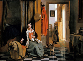 Pieter de Hooch De moeder, 1661 – 1663 © Staatliche Museen zu Berlin, Gemäldegalerie_kein