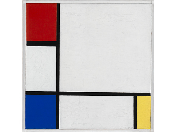 Piet Mondriaan, Composition no. IV, collectie Stedelijk Museum Amsterdam