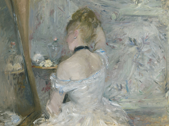 Berthe Morisot, Femme à sa toilette, 1875, The Art Institute of Chicago_groot