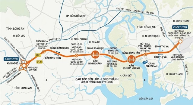 Phí cao tốc Bến Lức Long Thành 2026