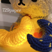 [鈎織] 月亮閃燈飾物 手作課程