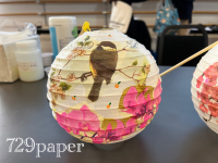 【蝶古巴特】拼貼 - 燈籠手作課程