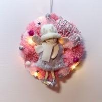 [聖誕花環] 毛冷花環 手作課程