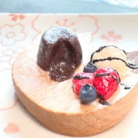 [微縮黏土]  雪糕朱古力心太軟擺設 手作課程