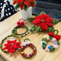 [扭扭棒] 聖誕掛飾 手作課程