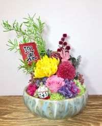 [保鮮花] 製作工作坊 - 迎春擺設盆栽 手作課程