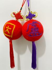 [羊毛] 新春名字羊毛球 手作課程