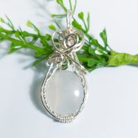 [水晶] 金屬銀線水晶吊墜製作2  手作課程 Wire Jewelery - Crystral Pendant Class