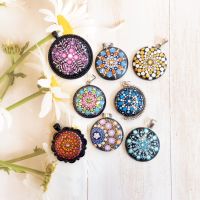 [曼陀羅] 波點彩繪頸鍊 手作課程