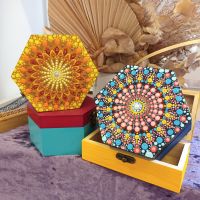 [曼陀羅] 中東土耳奇曼陀羅木盒繪製 手作課程