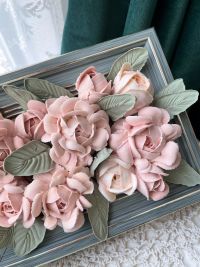 [奶油黏土] 韓式奶油黏土裱花 《玫瑰花園相架體驗班》 手作課程             