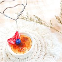 [微縮黏土]  焦糖布甸留言夾 手作課程