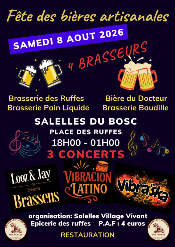 3ÈME FÊTE DES BIÈRES ARTISANALES