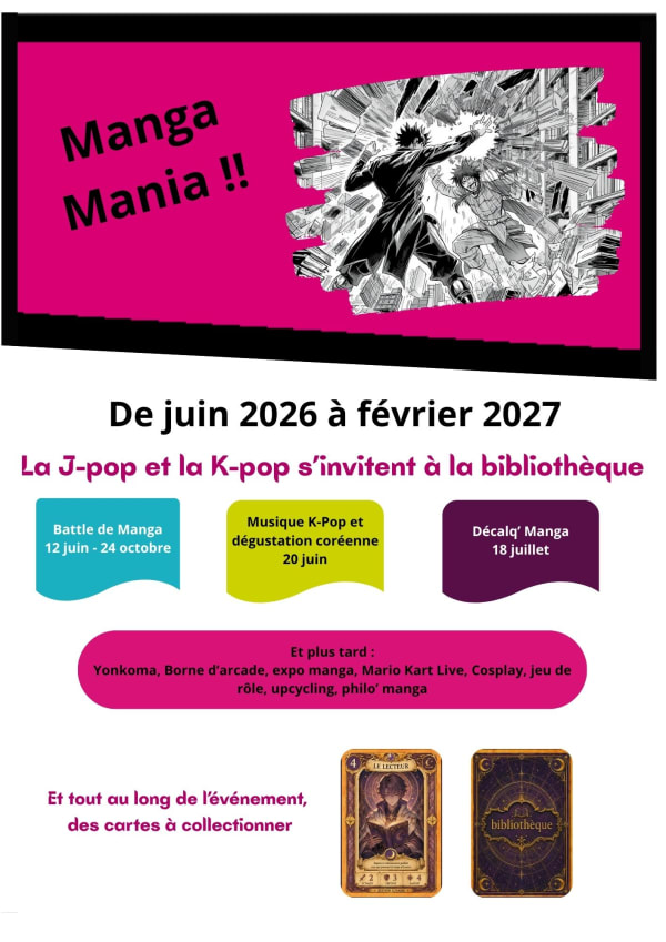 Manga Mania : la J-Pop et la K-Pop s'invitent à la bibliothèque