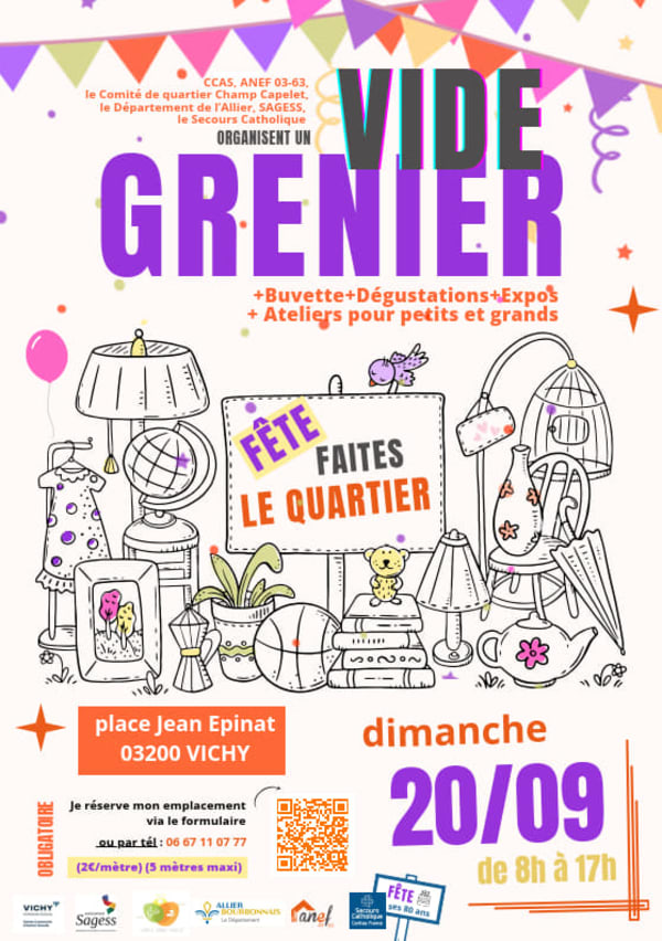 Vide grenier - Fête / Faites le quartier