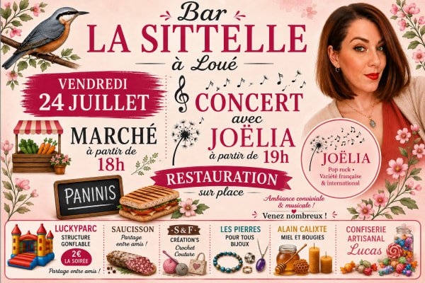 Marché et concert 