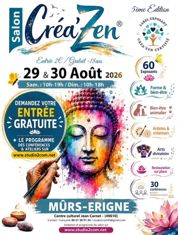 Salon Créa'Zen® de Mûrs-Erigné - 5ème édition