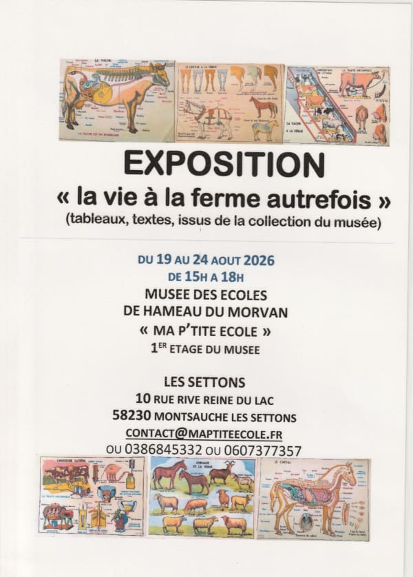 Exposition "la vie à la ferme autrefois"