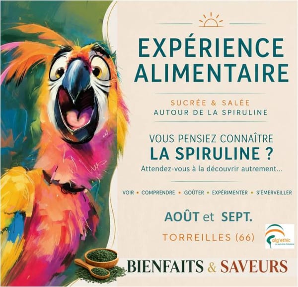 Expérience Alimentaire autour de la SPIRULINE