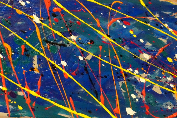 Stage Action Painting, peinture