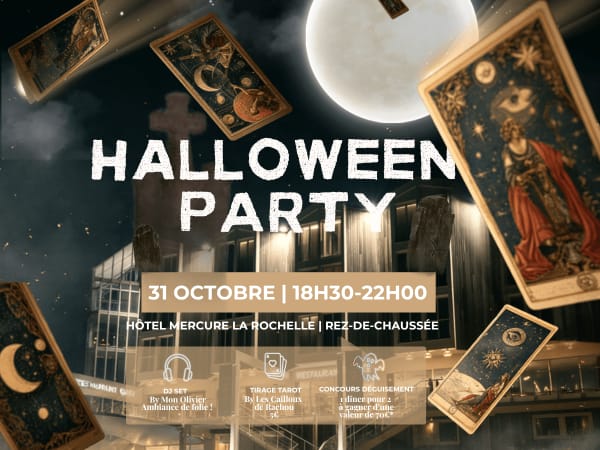 Soirée Halloween à La Rochelle : DJ SET, Cartomancienne & Concours déguisement