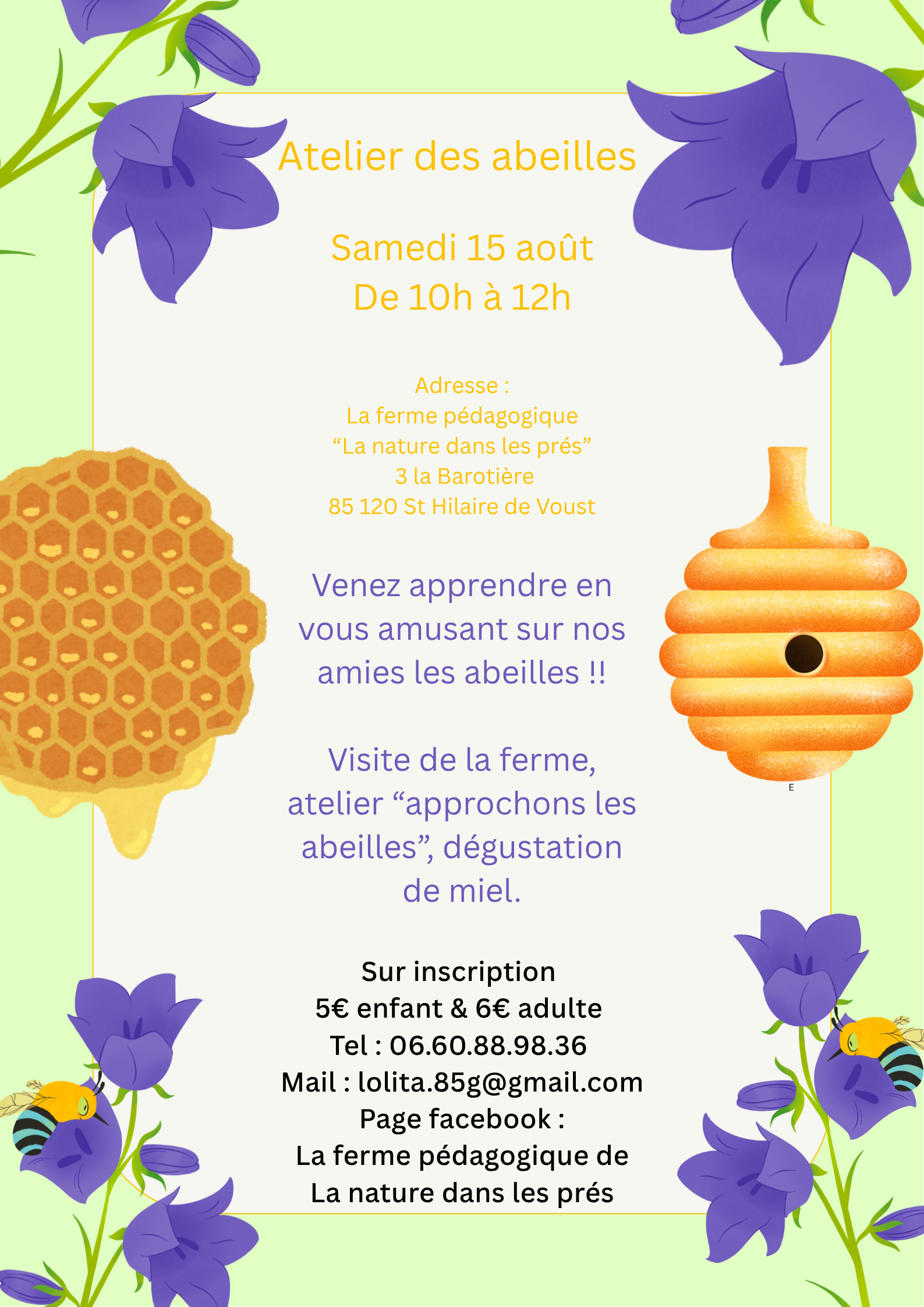 Atelier des abeilles
