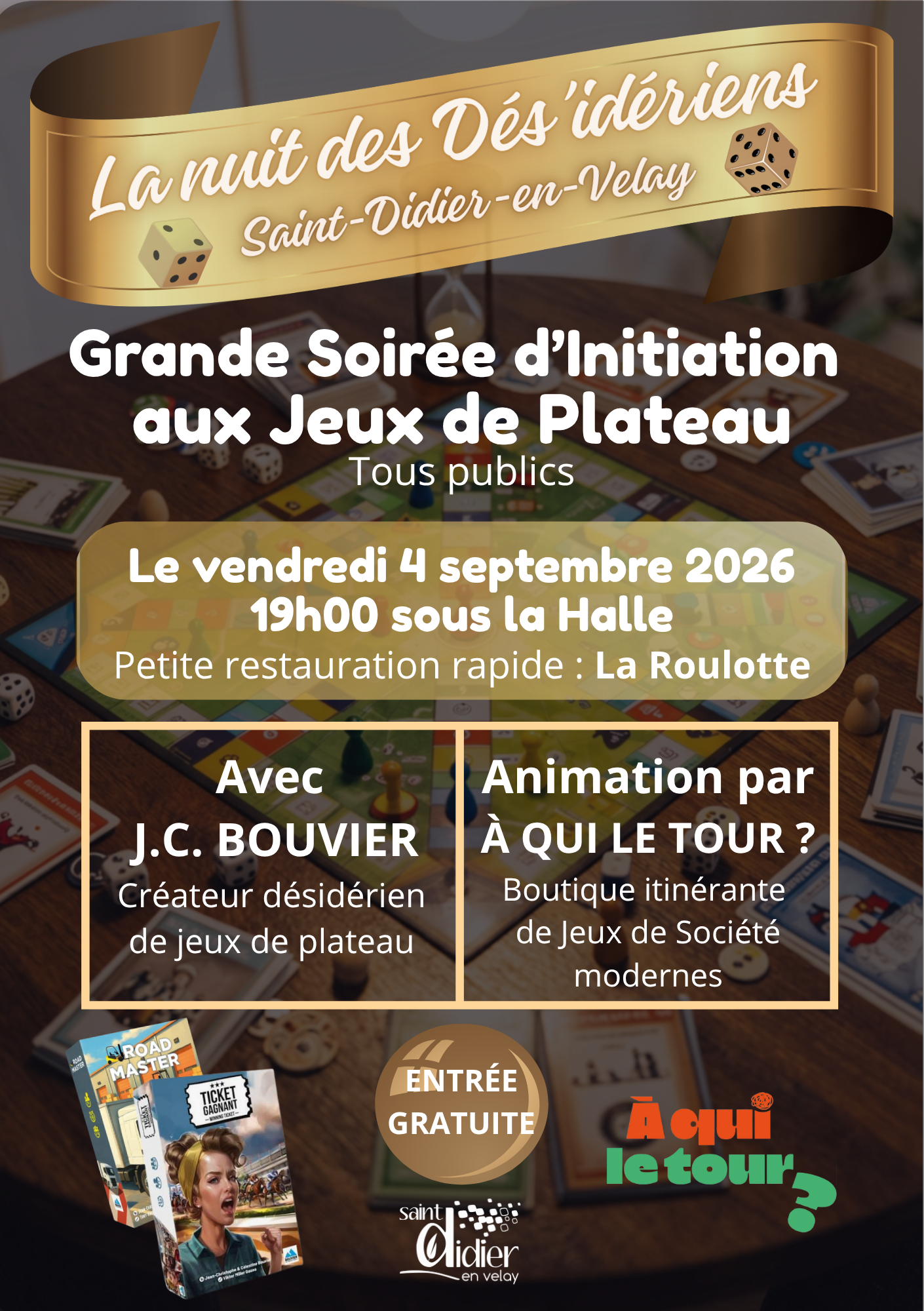 Soirée Jeux de Plateau