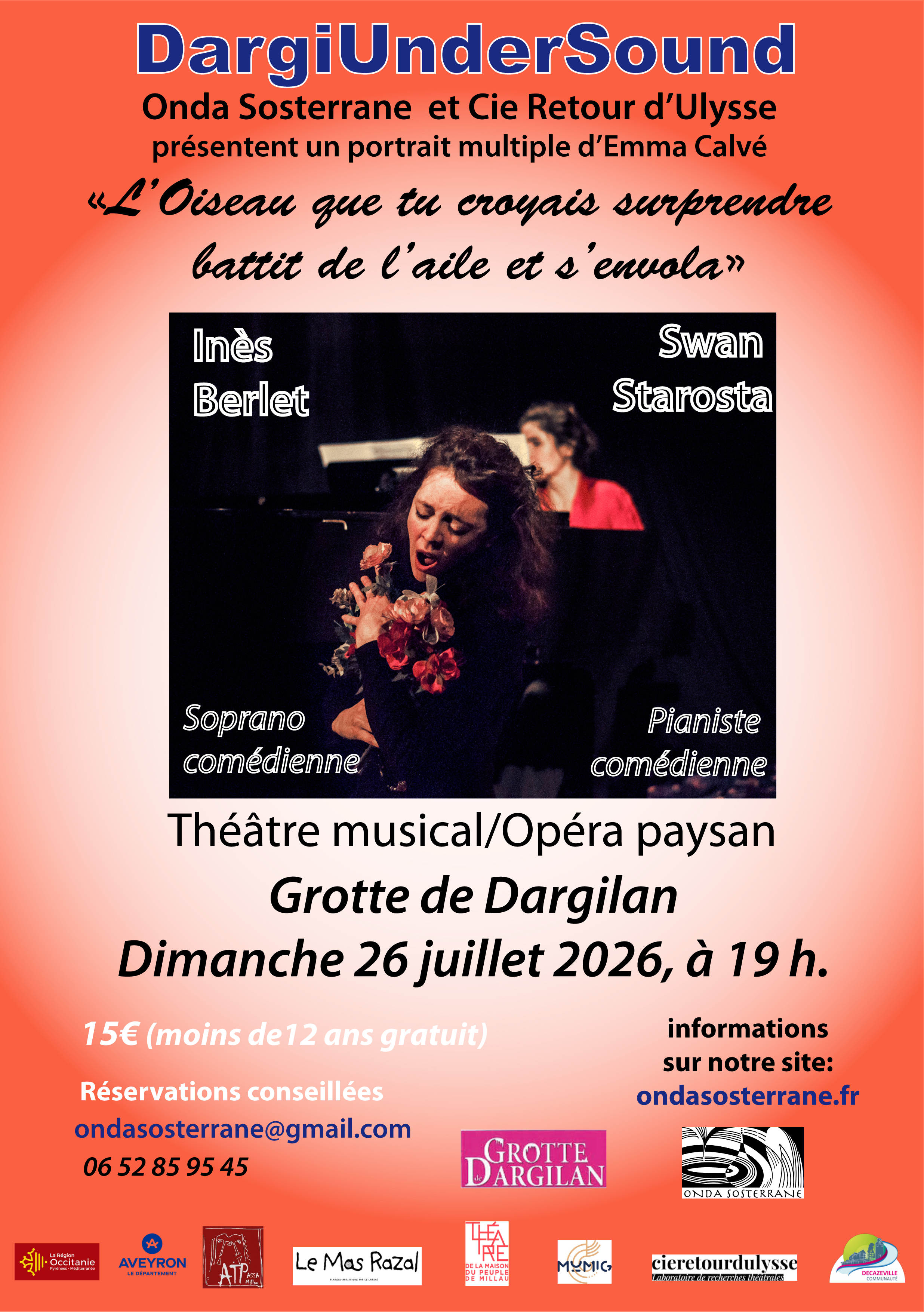 Théâtre Lyrique / Opéra Paysan dans la Grotte de Dargilan