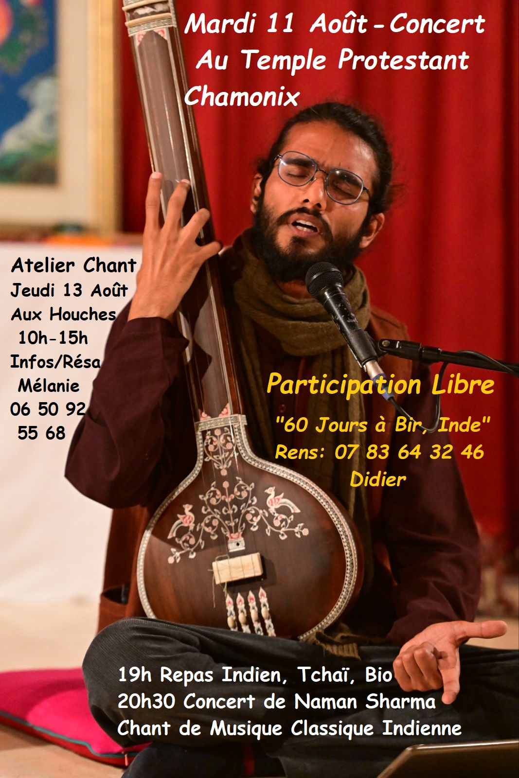 Soirée Indienne et stage de chant 