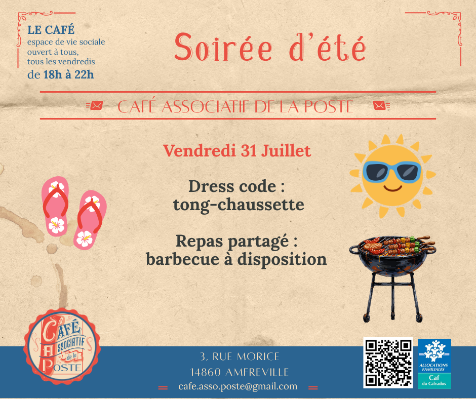 Soirée d'été et repas partagé