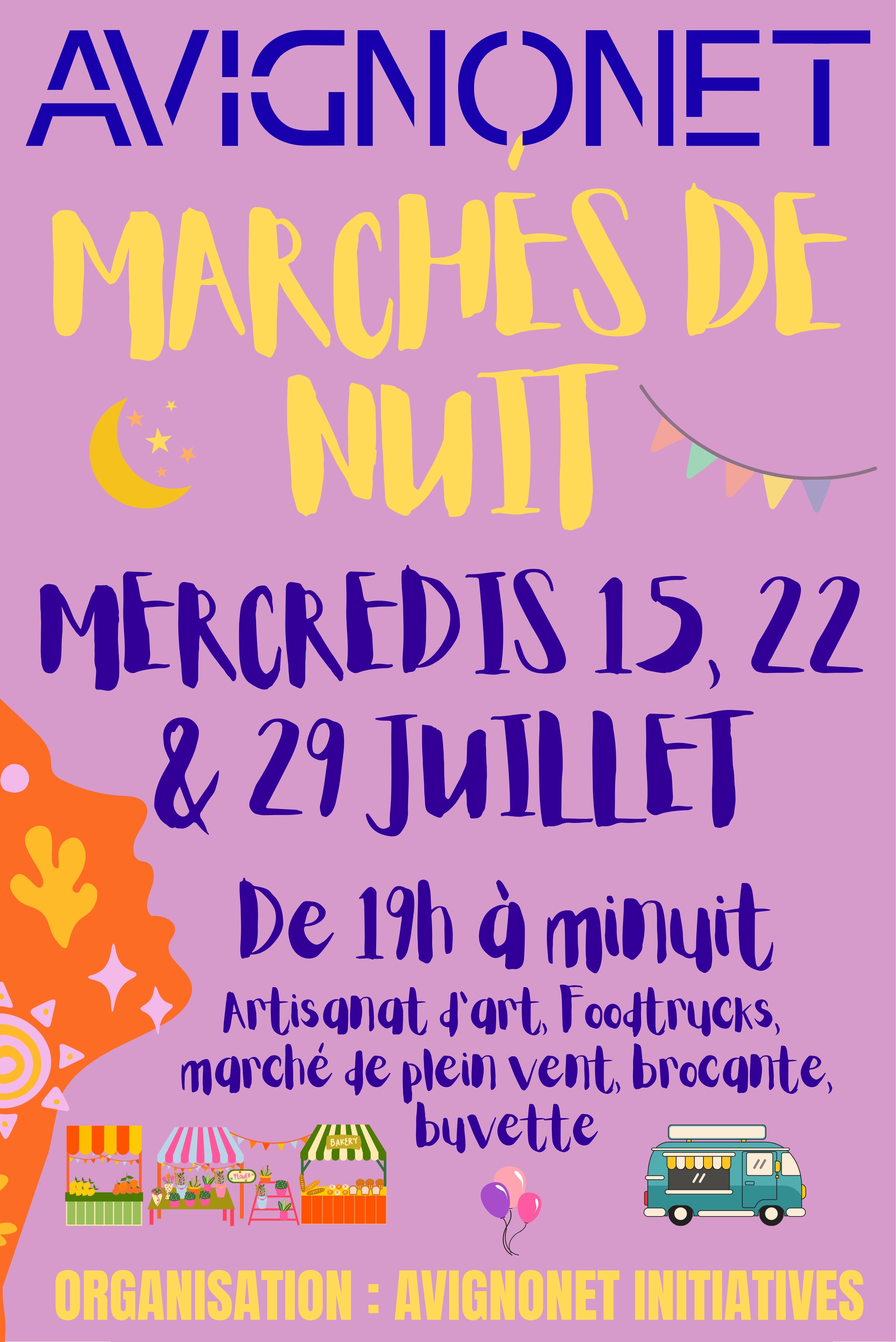 Marché de nuit - Mercredi 29 Juillet 