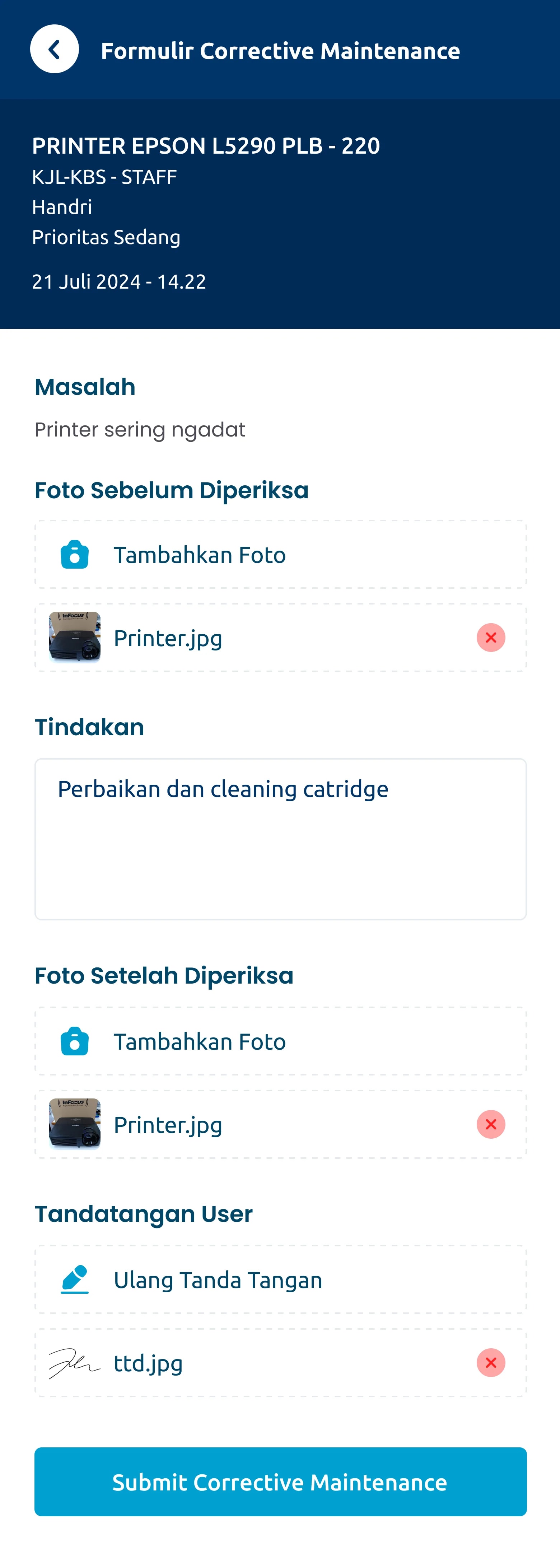 IT Care — Digital Inspection Platform