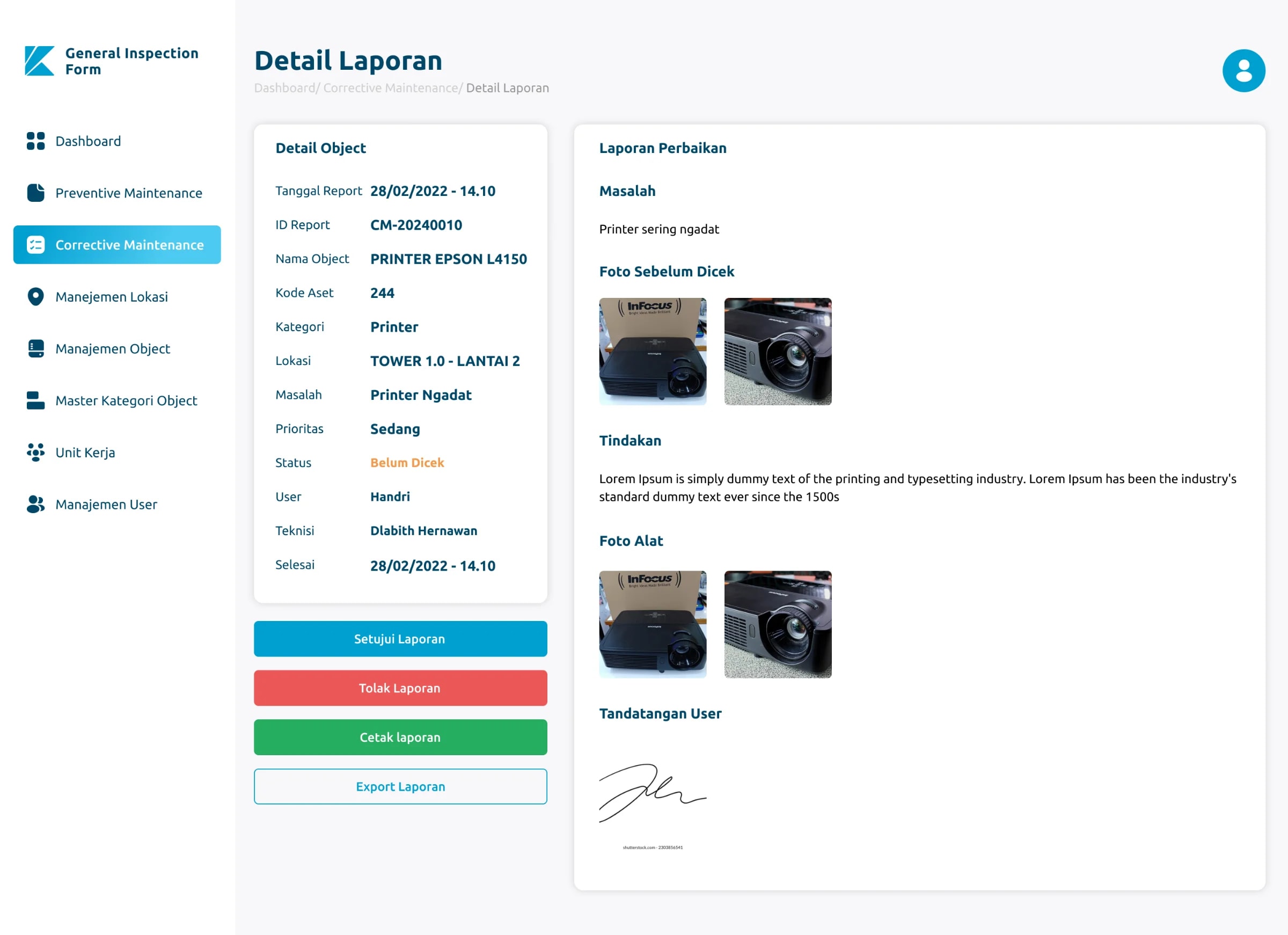 IT Care — Digital Inspection Platform