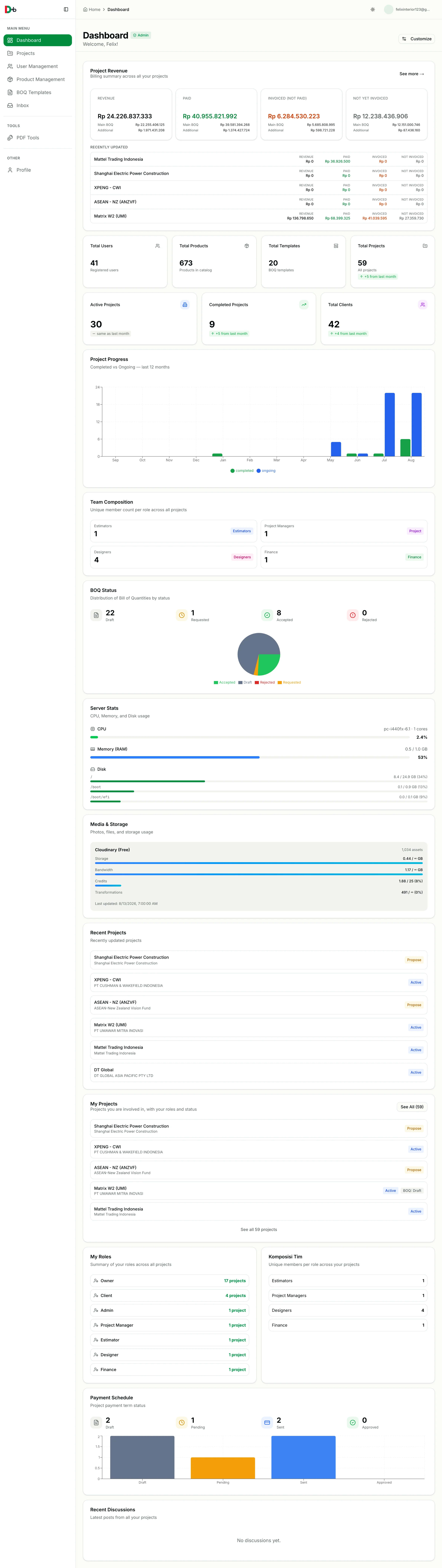 IDbuild — Interior Design Project Operations Platform