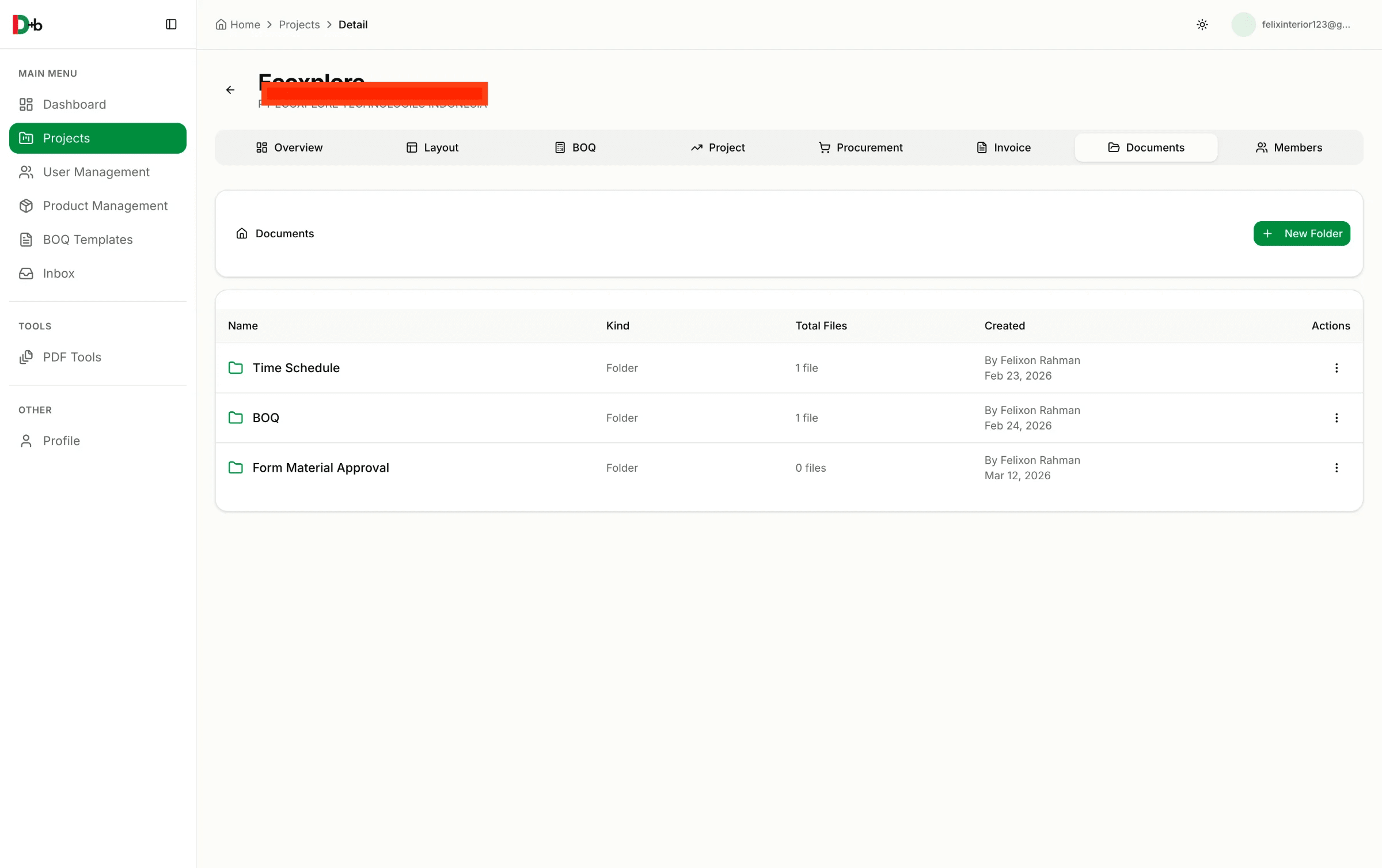 IDbuild — Interior Design Project Operations Platform